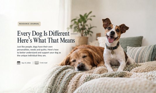 Every Dog Is Different — Here's What That Means